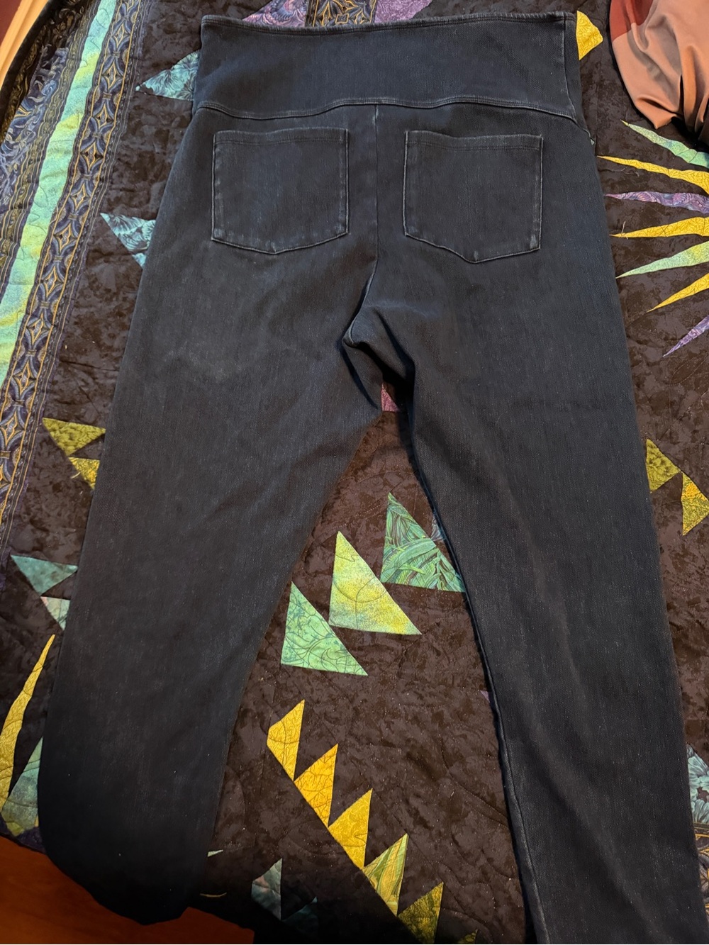 Shapermint Black High-Waist Leggings with Back Pockets